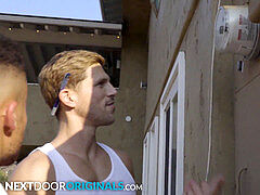 Bareback-hunks, blowage, ebony