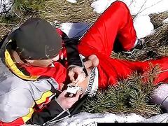 Solo gay blonde teen movietures Roma Smokes In The Snow