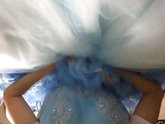 ballgown dress crossdress masterbation