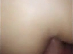 Homemade video of a hot amateur getting barebacked by a big, hard cock