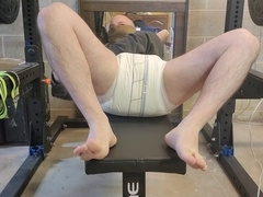 Male moaning, diaper, hitachi orgasm