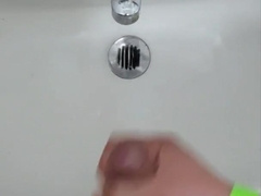 En el baño del hostal