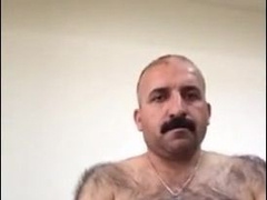 Str8 mustache married daddy play on bed 4