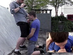 Sucking & Fucking on a NYC Rooftop