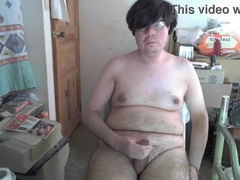 Downright bare goth cumload