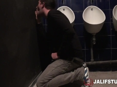JalifStudio - French Studs Plumb in Public Toilet after Glory Fuck Hole Suck Off