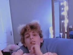 Femboy Bunny Fondles and Cums~ ❤️