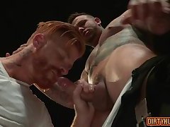 Muscle bear anal sex with facial cum