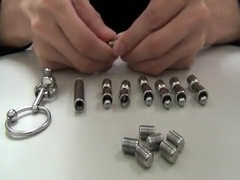 30 cm steel chain assem*****and insert urethra and bladder