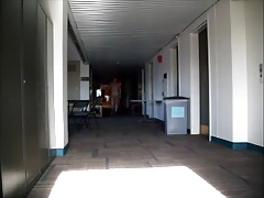 running down the hall way