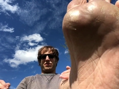 POINT OF VIEW Alpha Doms Sissy in Park with Sole Idolize