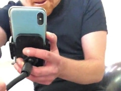 RISKY GETTING OFF and V-CARD CONTRAPTION ON + STRENUOUS BALL STRETCHER at PUBLIC MOTEL'S GYM