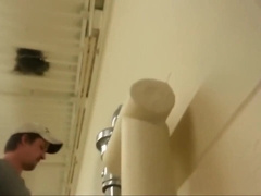 Urinal Spy with face 2