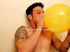 Balloon Fetish - Cody Lakeview Blowing Balloons Part2 Video2