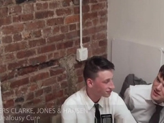 Two jealous missionaries fuck each other for their boyfriend