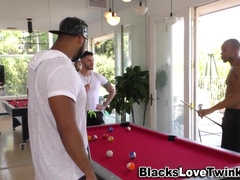 Hairy Man Deep Throating Black Stud