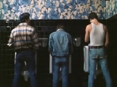 Classic Bareback Seventies Porn Men's Bathroom
