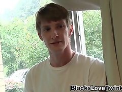 Twink fucks black stud in the ass