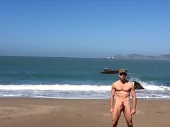 Beach jack off Xxl Boner Squirt