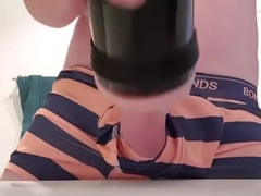 teen 18+ Wank With Fleshlight In Undies