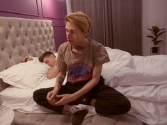 Gay-sex, hand job, cum