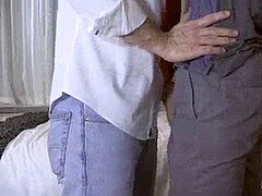 Stressed out DAD, Unwinds Into sons-in-law bum- homo FAMILY