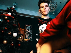 I almost mistook my boyfriend for a Christmas tree! fuck before christmas