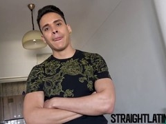 Latin cock lover gets messy while riding a big bareback dick