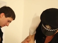 Young Guy Gets Handcuffed and By Two Cops