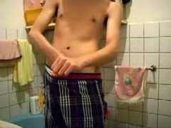 Taiwanese boy jerks off