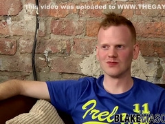 Cute Ginger Twink Lubes Up His Cock And Wanks Until Cumshot