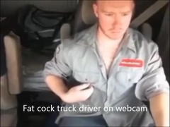 Fat Cock Truck Driver On Webcam