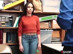 Cul, Coulisses, Sucer une bite, Attrapée, Domination, Bureau, Réalité, Adolescente