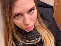 My stepdaughters babysitter gave me a blowjob while she was waiting for a taxi - Milfetta and MichaelFrostPro
