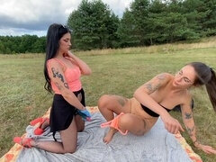 Outdoor, girly-girl, lesbo domination