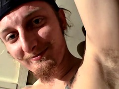 Skinny fruity Kenneth Slayer gets dirty with his cum