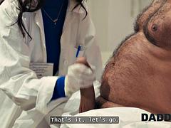 DADDY4K. Brunette nurse cheating in doctor s office with daddy ft. Dragon Fruit Neeo: Porn
