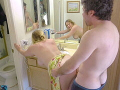 Amateur, Cul, Éjaculation interne, Queue, Naturelle, Seins naturels, Chatte, Surprise