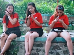 Asiatique, Culottes ou slips, Sous la jupe, Voyeur