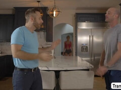 Tranny babe Tori Easton seduces friend