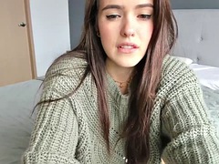 Tussi, Braunhaarige, Süss, Latina, Masturbation, Solo, Titten, Netzkamera