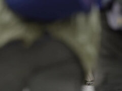 Amoral MILF with nice tits in public