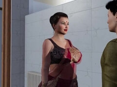 Gros seins, Première fois, Indienne, Mère que j'aimerais baiser, Chatte, Rugueux, Séduite, Dénudage