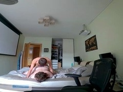 Anonymous guy goes raw while blindfolded, ready to be bred in this homemade scenario