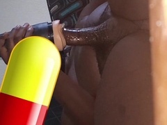 Black Trunk Nutting Inwards Fleshlight