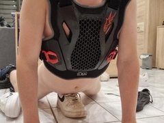 After the rock hard work, pressure was let out in my sneakers