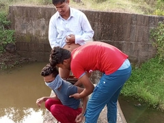 Hot Threesome Hardcore Young Gay Sex - In The Forest Near The Water - Gay Movie In Hindi Voice