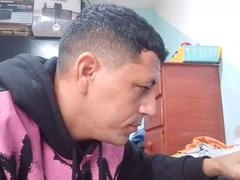 Euro gay film with plenty of lube and big black cock