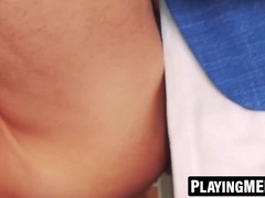 PlayingMen.com - Master Peter plunges Javi Gray's beefy elastic backside