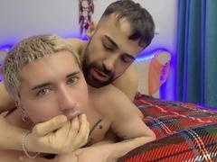Insatiable gay nympho gets pleasured by a monstrous cock